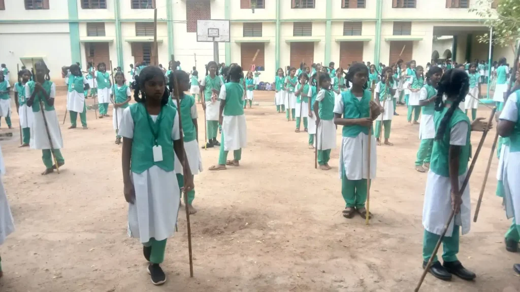 Martial arts Silambam _ ignatius convent palay (4)