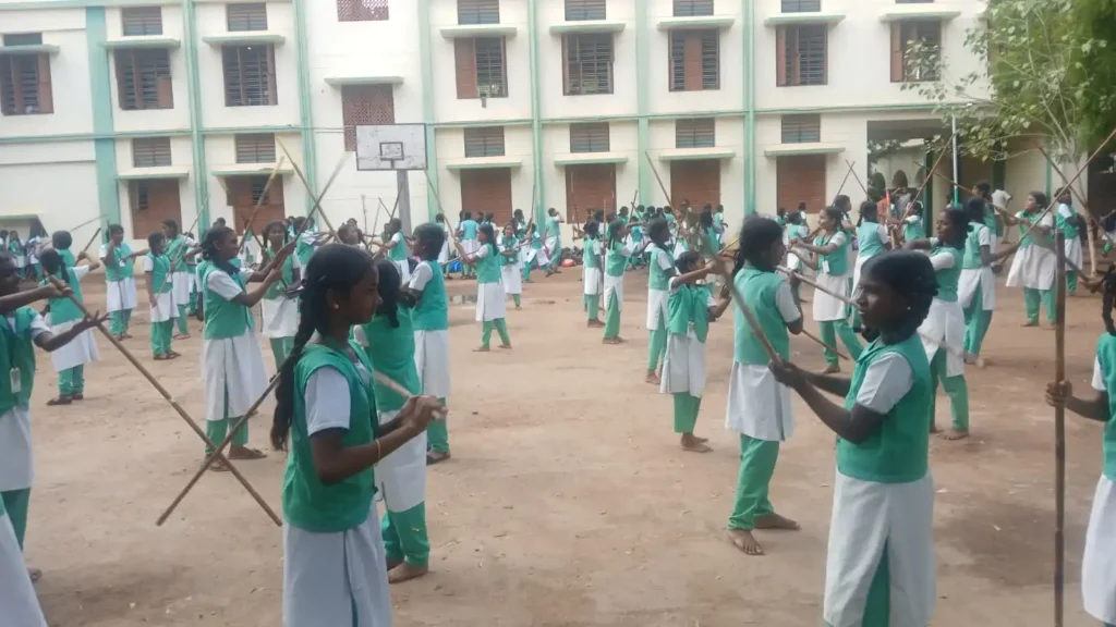 Martial arts Silambam _ ignatius convent palay (4)